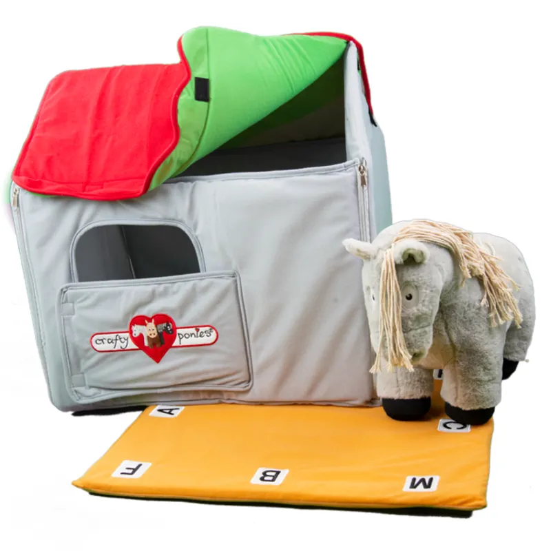 Crafty Ponies Stable Grey/Red